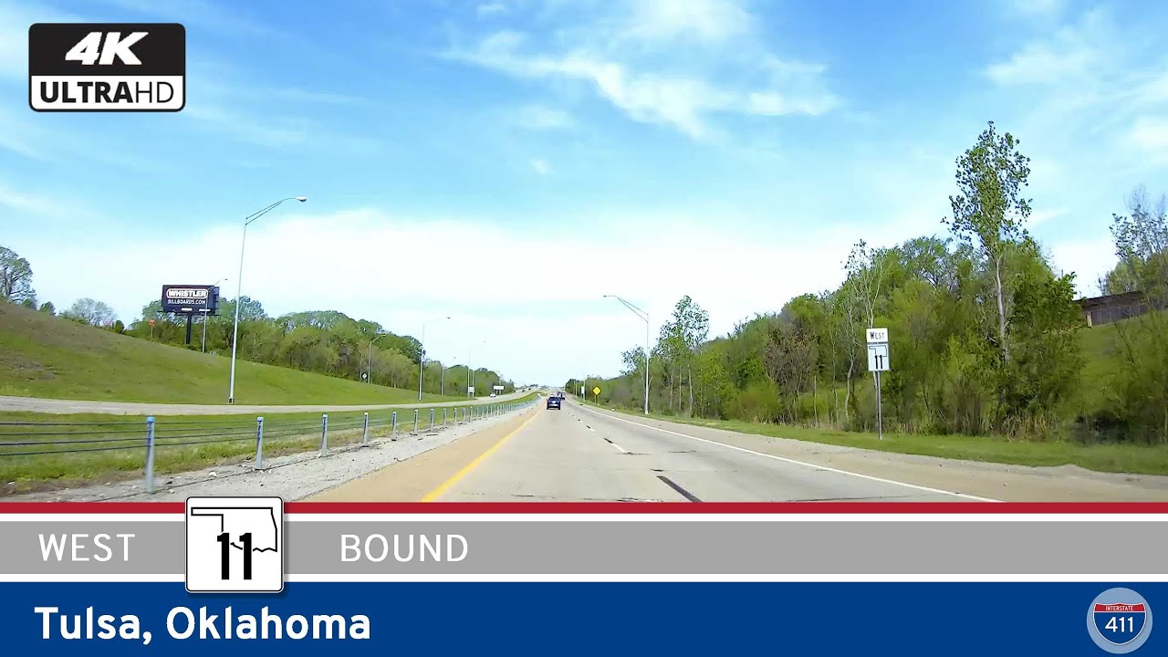 Oklahoma Highway 11: Tulsa - Gillcrease Expy - Westbound | Drive America's Highways 🚙