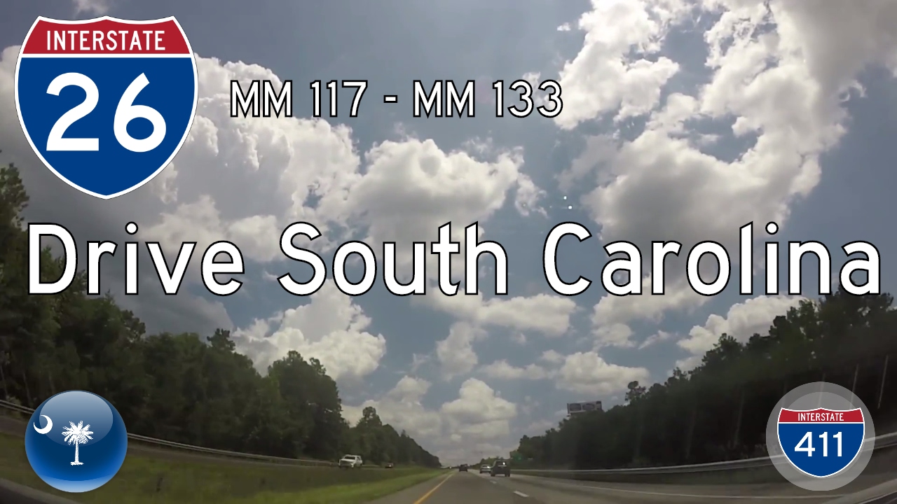 Interstate 26 - Mile 117 - Mile 133 - South Carolina | Drive America's Highways ?