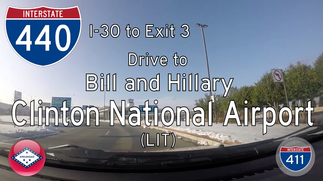 Interstate 440 - Interstate 30 - Clinton Nat'l Airport - Arkansas | Drive America's Highways 🚙