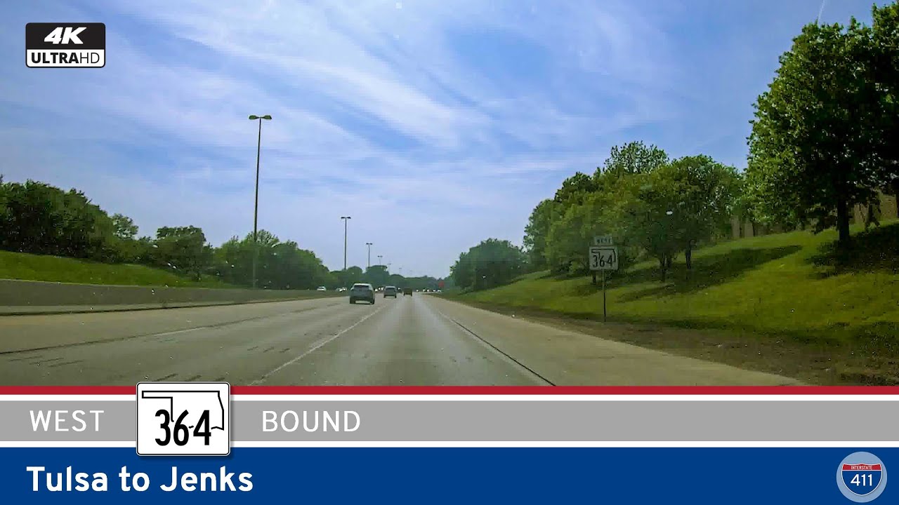 Oklahoma Highway 364: Tulsa to Jenks (Creek Turnpike) | Drive America's Highways 🚙