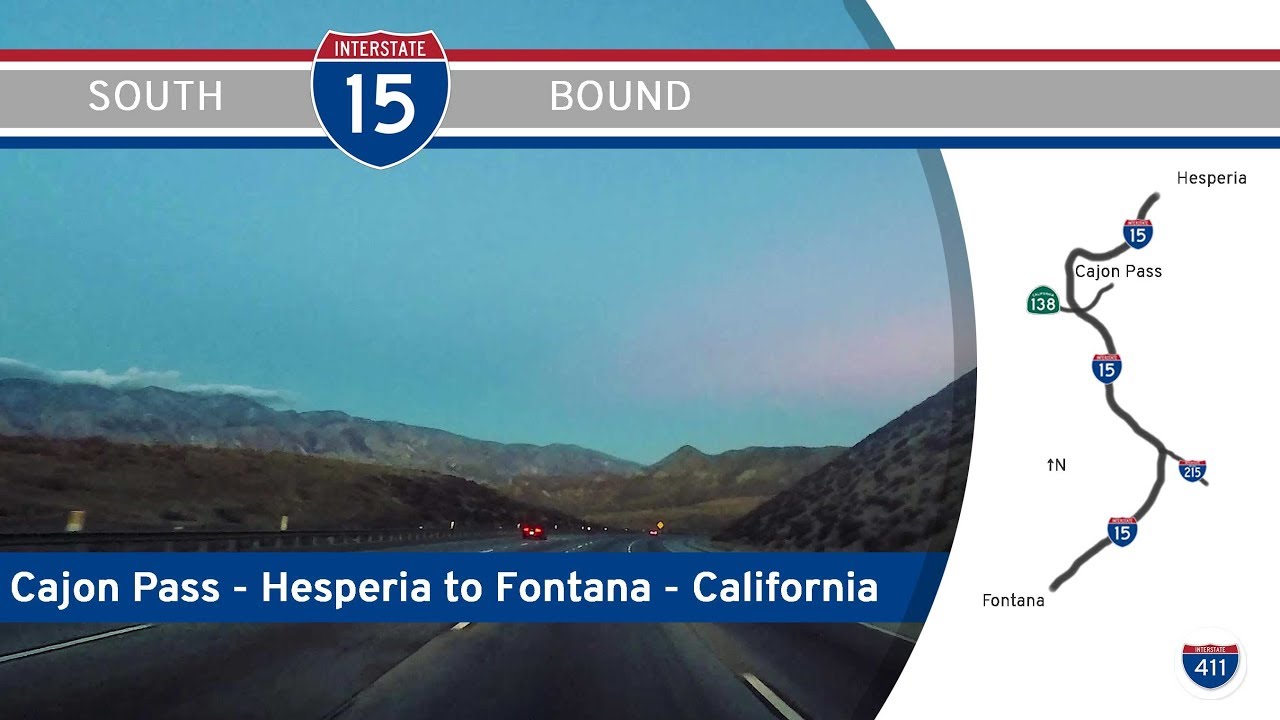 Interstate 15 - Hesperia to Rancho Cucamonga - California (Cajon Pass) |  Drive America's Highways 🚙
