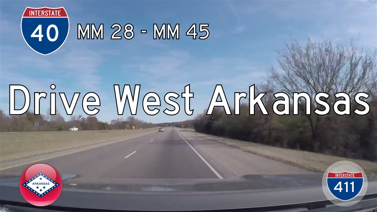 Interstate 40 - Mile 28 - Mile 45 - Arkansas | Drive America's Highways ?