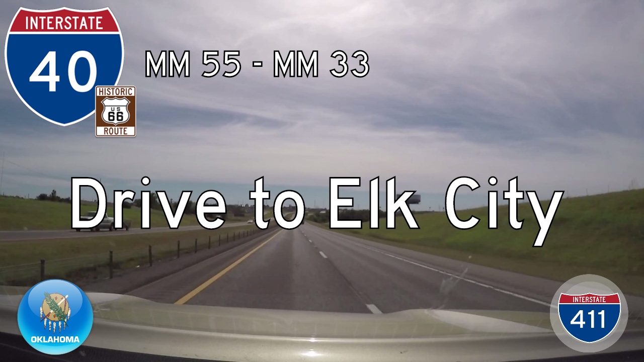 Interstate 40 - Mile 55 -  Mile 33 - Oklahoma | Drive America's Highways ?