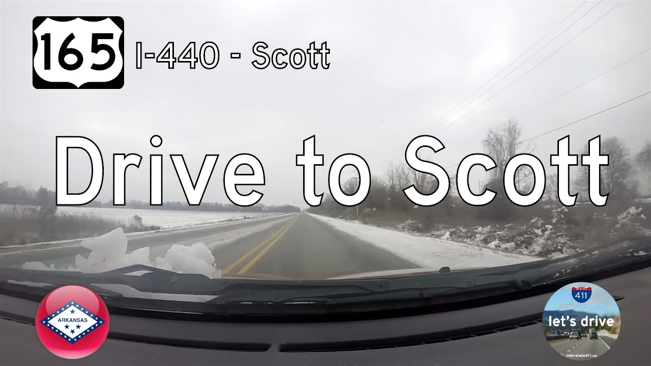 US Highway 165 - Interstate 440 - Scott - Arkansas | Drive America's Highways 🚙