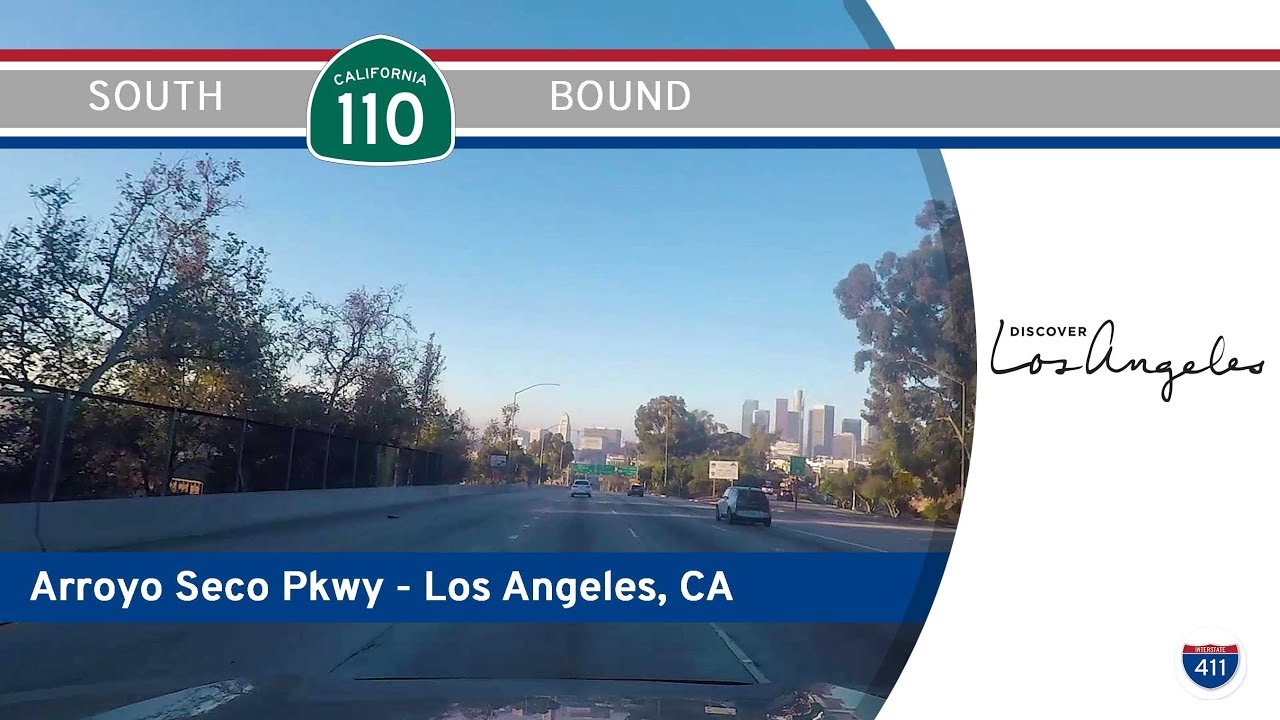 California Highway 110 - Arroyo Seco Pkwy - Pasadena - Los Angeles |  Drive America's Highways 🚙