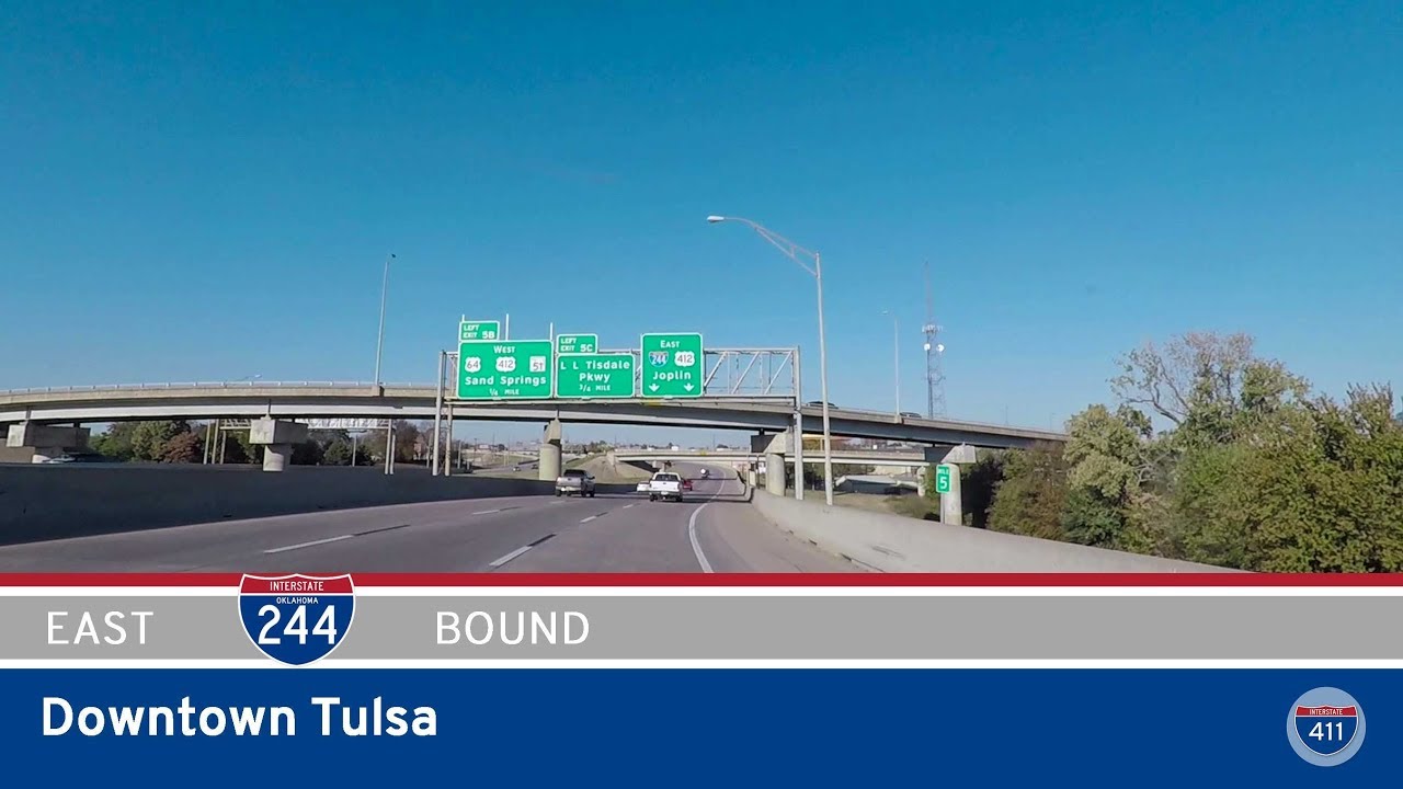 Interstate 244 East - Downtown Tulsa - Oklahoma |  Drive America's Highways ?