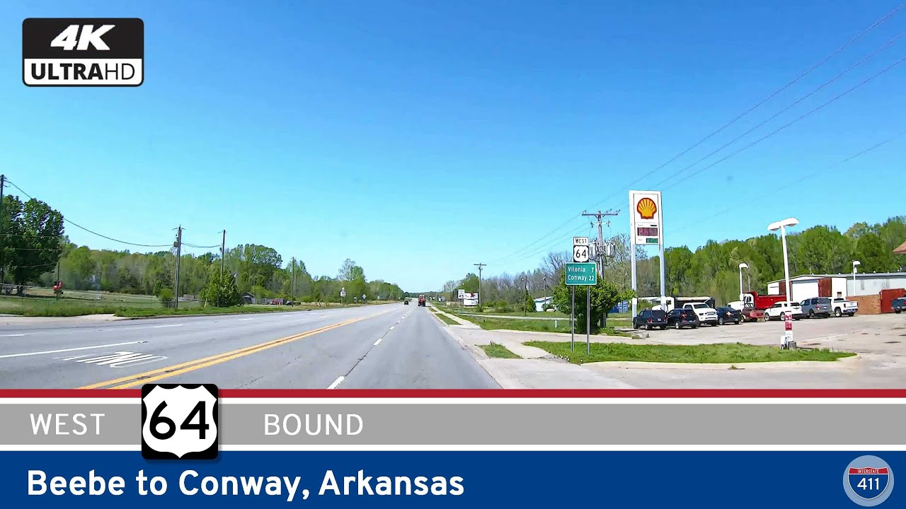 [Revisited] U.S. Route 64: Beebe to Conway - Arkansas | Drive America's Highways 🚙