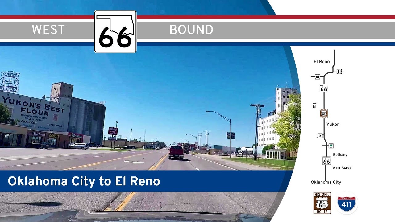 Oklahoma Highway 66 - Oklahoma City to El Reno - Route 66 |  Drive America's Highways ?