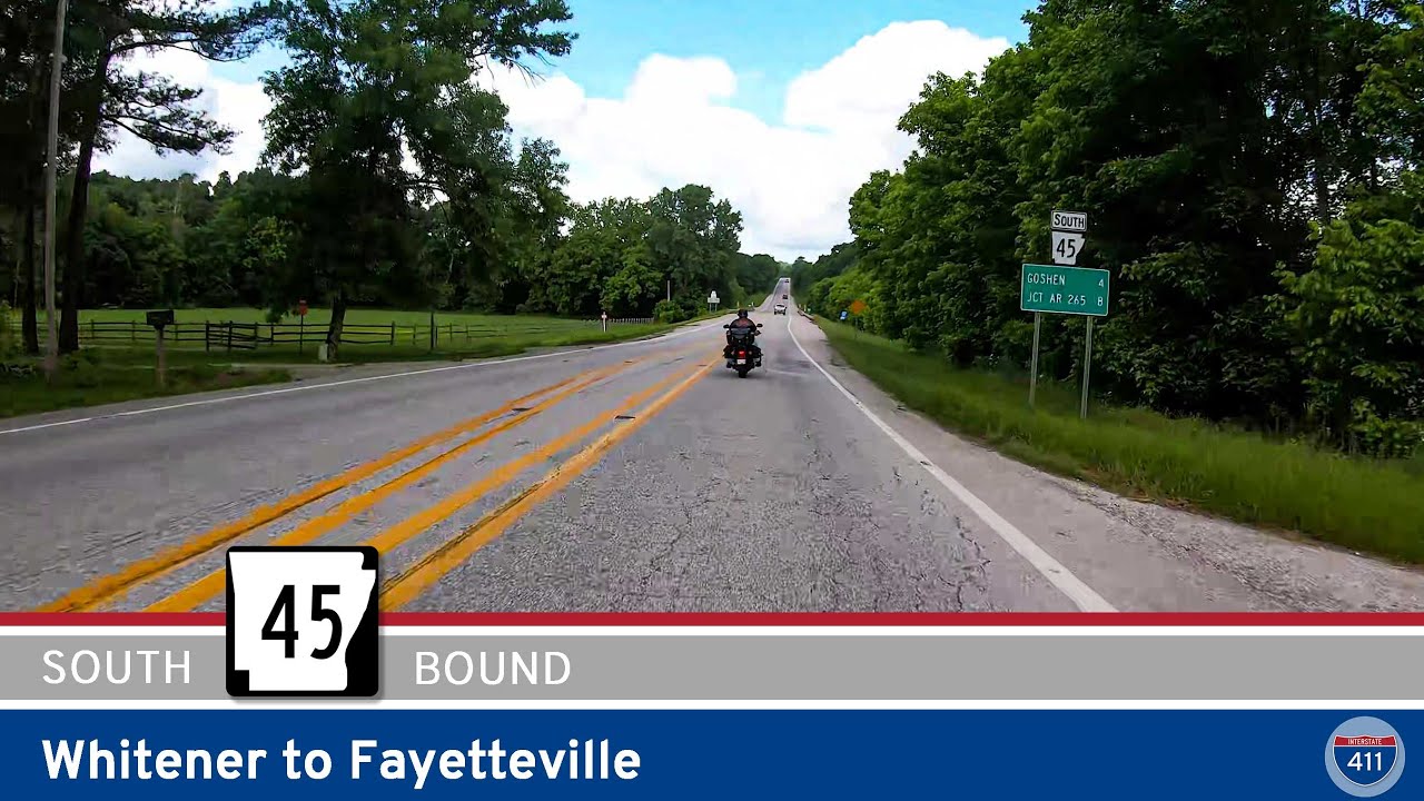 Arkansas Highway 45: Whitener to Fayetteville |  Drive America's Highways ?