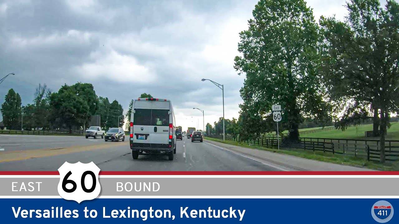 U.S. Highway 60: Versailles to Lexington - Kentucky | Drive America's Highways 🚙
