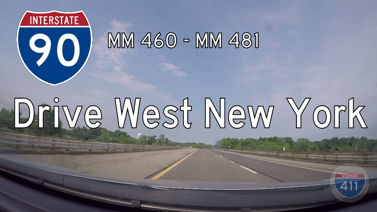 Interstate 90 - Mile 460 - Mile 481 - New York | Drive America's Highways 🚙