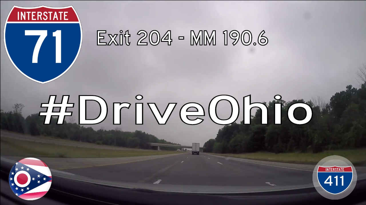 Interstate 71 - Mile 204 - Mile 190 - Ohio | Drive America's Highways ?