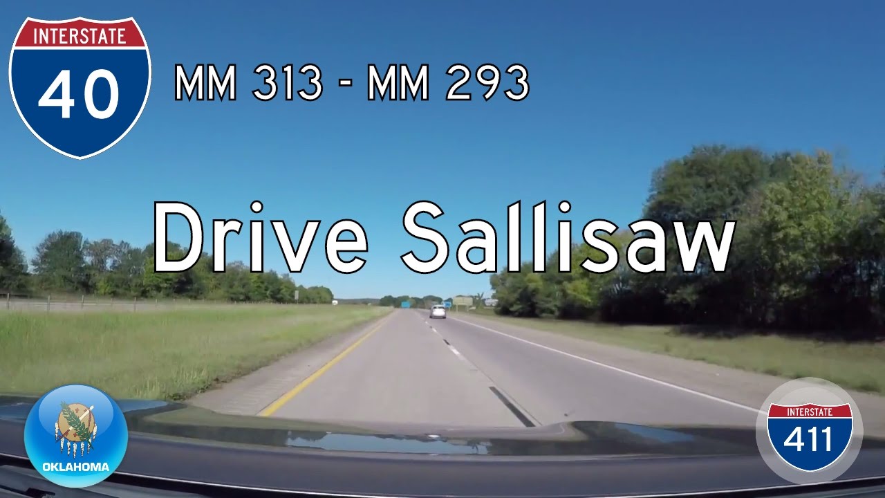 Interstate 40 - Mile 313 -  Mile 293 - Oklahoma | Drive America's Highways ?