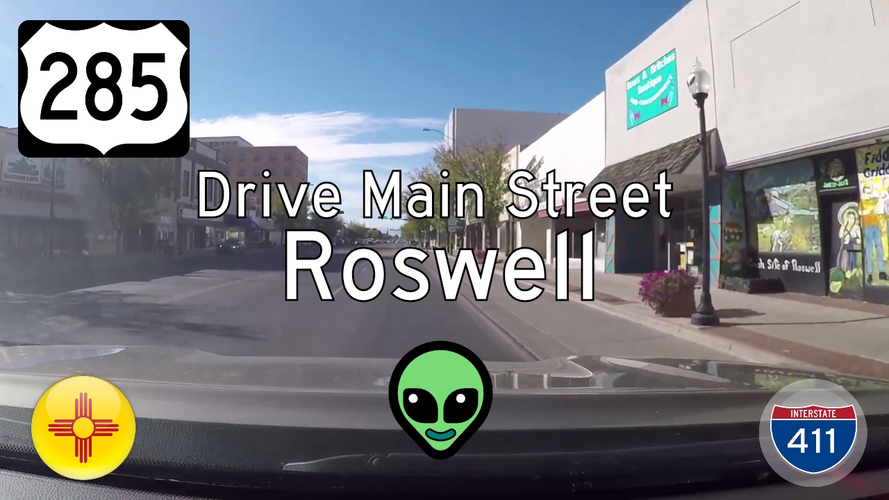 US Highway 285 - Roswell - New Mexico | Drive America's Highways 🚙