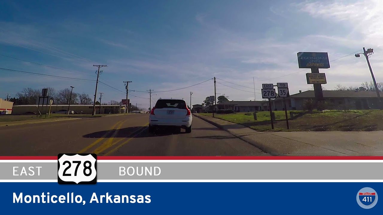 U.S. Highway 278 Eastbound in Monticello - Arkansas |  Drive America's Highways ?