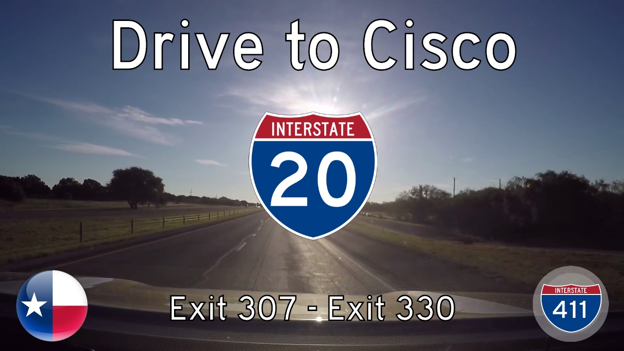 Interstate 20 - Mile 307 - Mile 330 - Texas | Drive America's Highways ?
