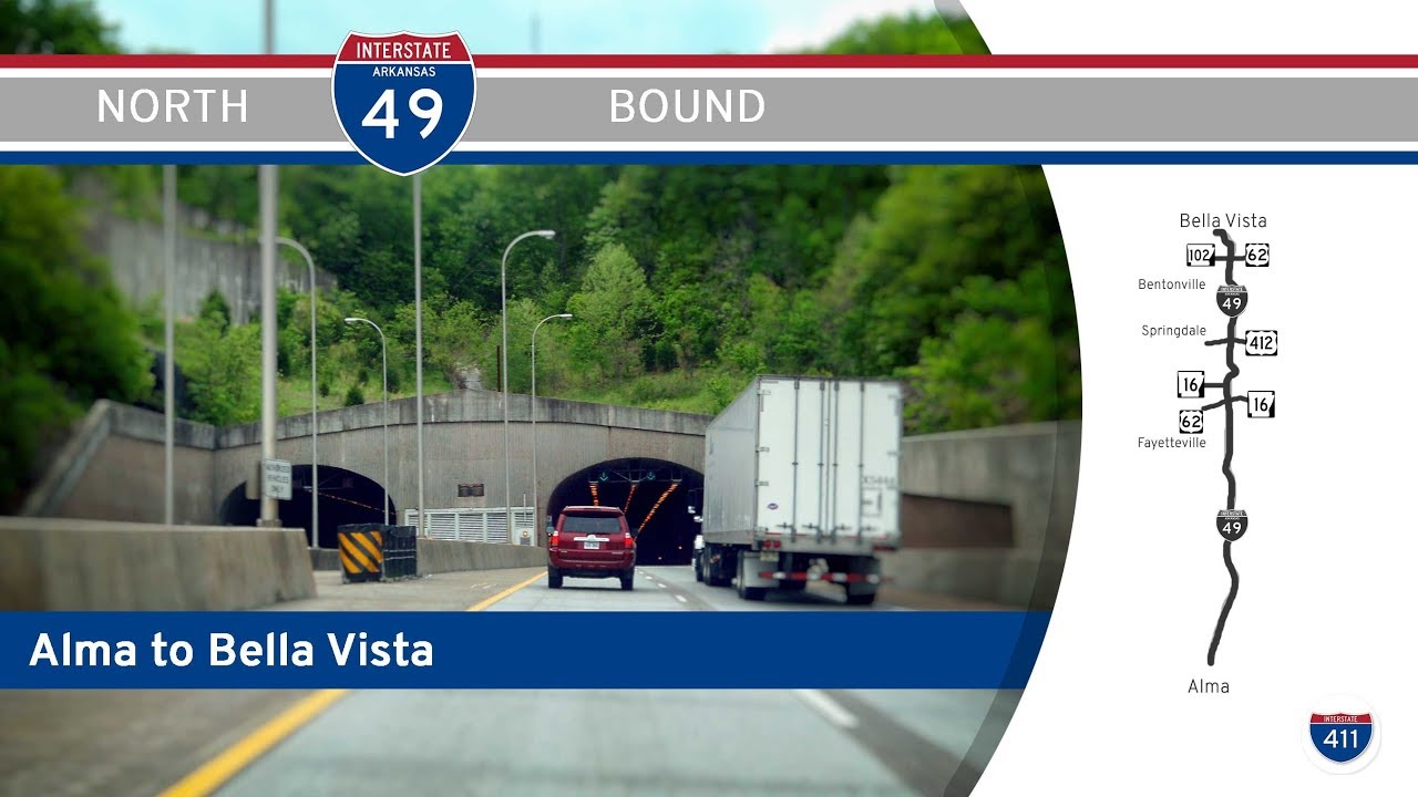 Interstate 49 - Alma to Bella Vista - Arkansas |  Drive America's Highways ?