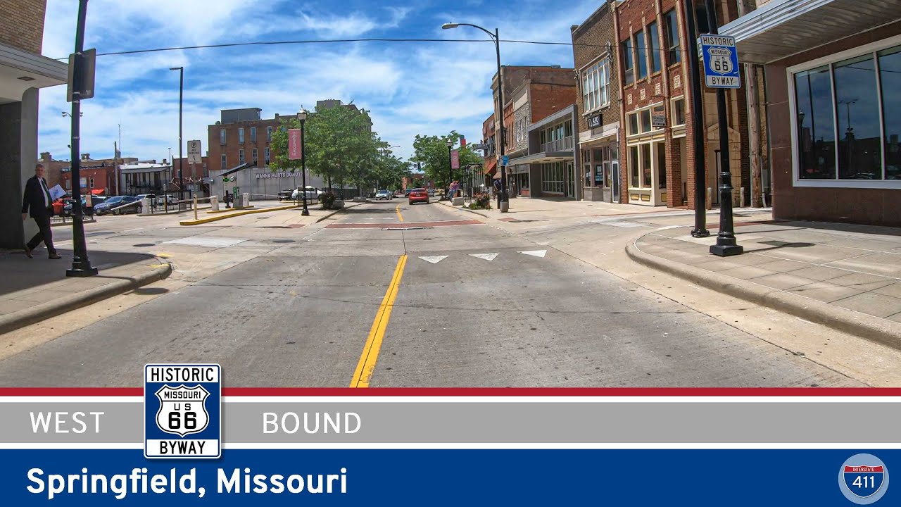 Historic Route 66 in Springfield, Missouri - Revisited |  Drive America's Highways 🚙