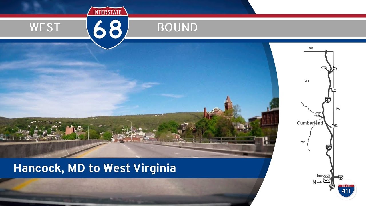 Interstate 68 - Hancock, Maryland to West Virginia |  Drive America's Highways 🚙