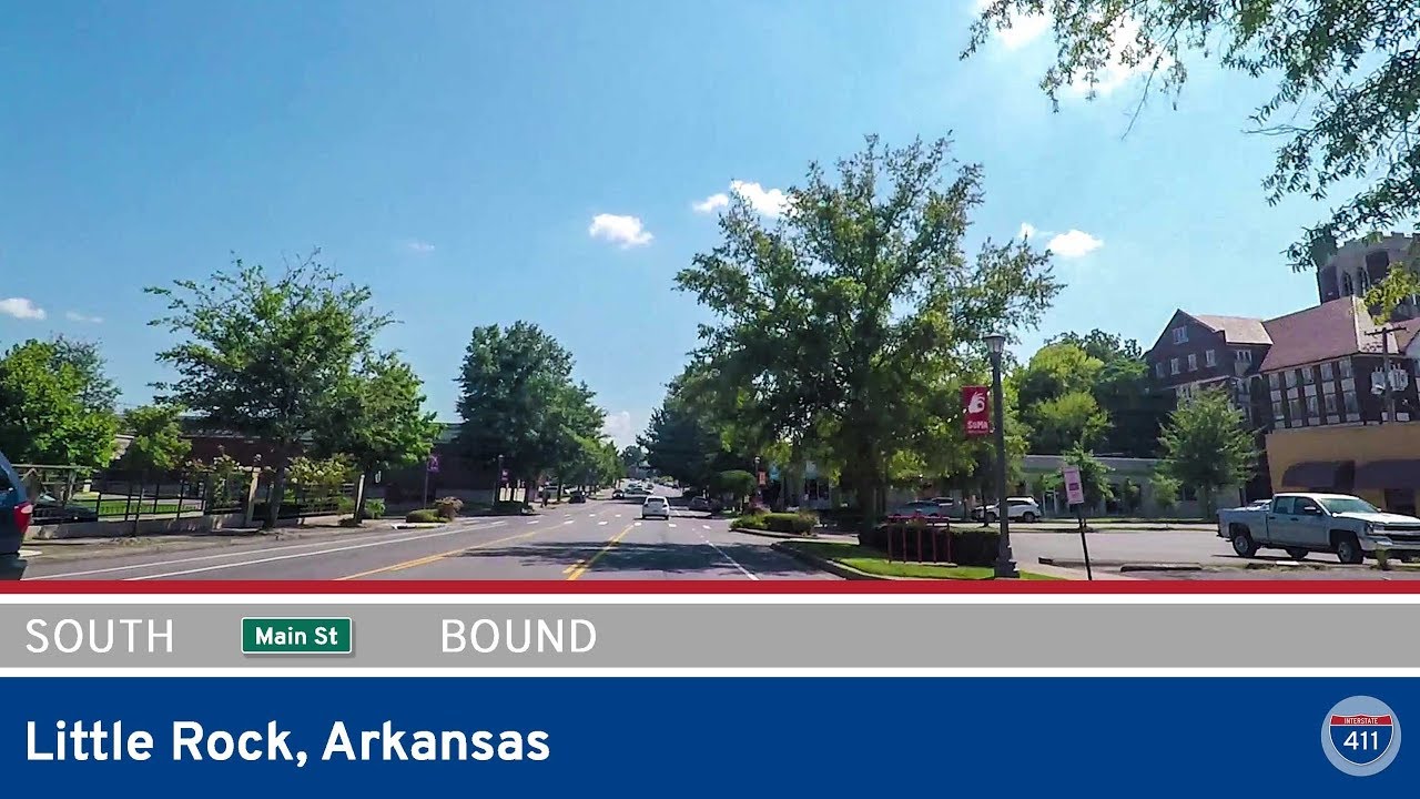 Main Street Southbound in Little Rock - Arkansas  |  Drive America's Highways ?