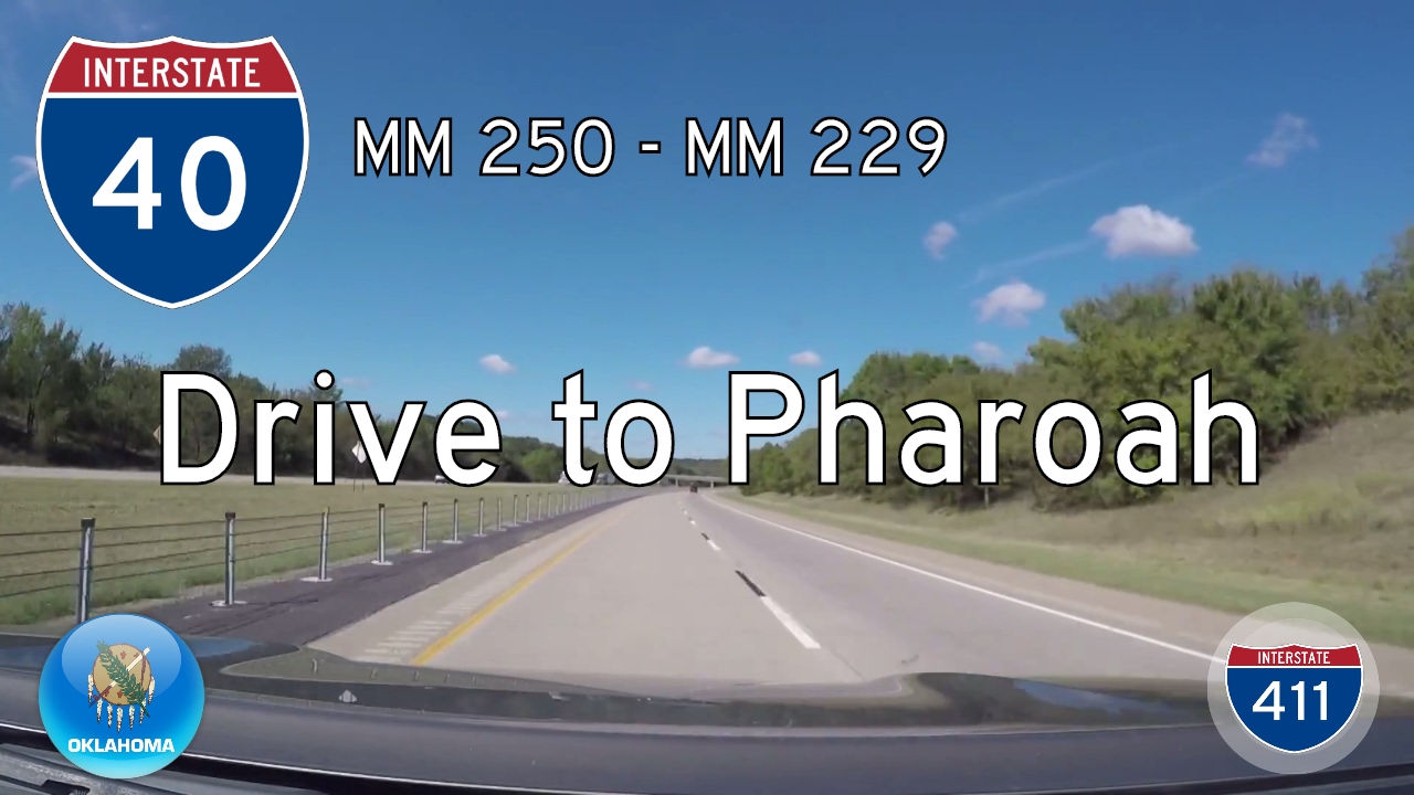 Interstate 40 - Mile 250 -  Mile 229 - Oklahoma | Drive America's Highways ?