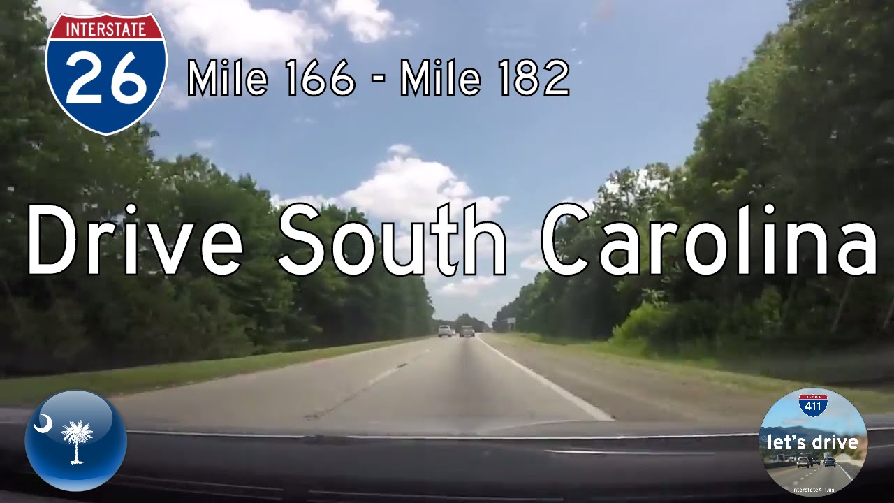 Interstate 26 - Mile 166 - Mile 182 - South Carolina | Drive America's Highways ?