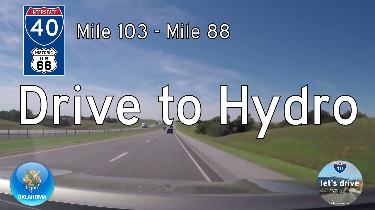 Interstate 40 - Mile 103 -  Mile 88 - Oklahoma | Drive America's Highways ?