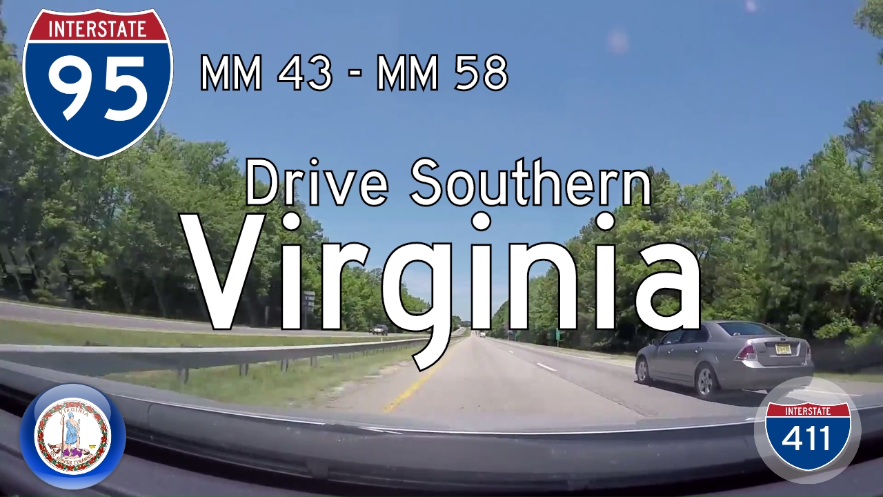Interstate 95 - Mile 43 - Mile 58 - Virginia | Drive America's Highways ?