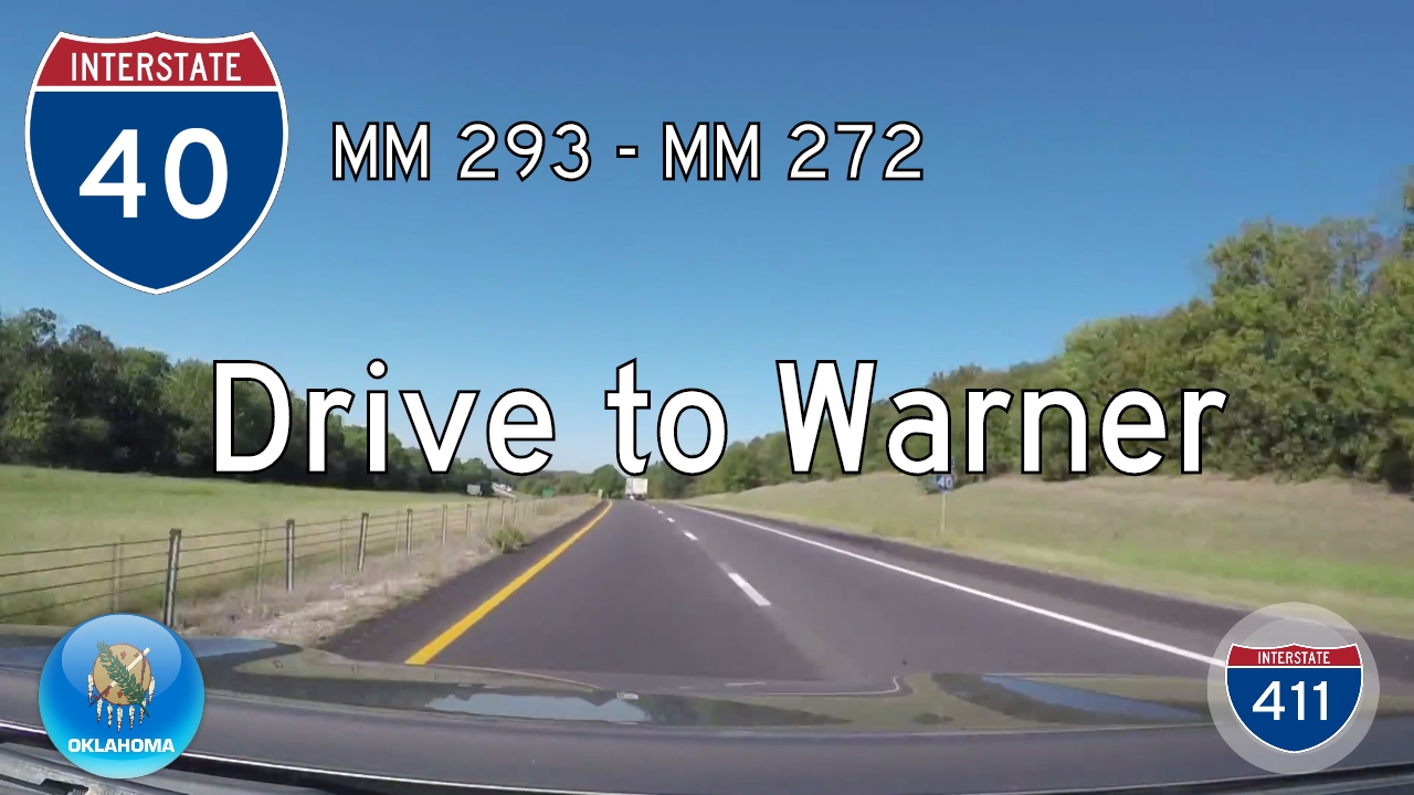 Interstate 40 - Mile 293 -  Mile 272 - Oklahoma | Drive America's Highways ?