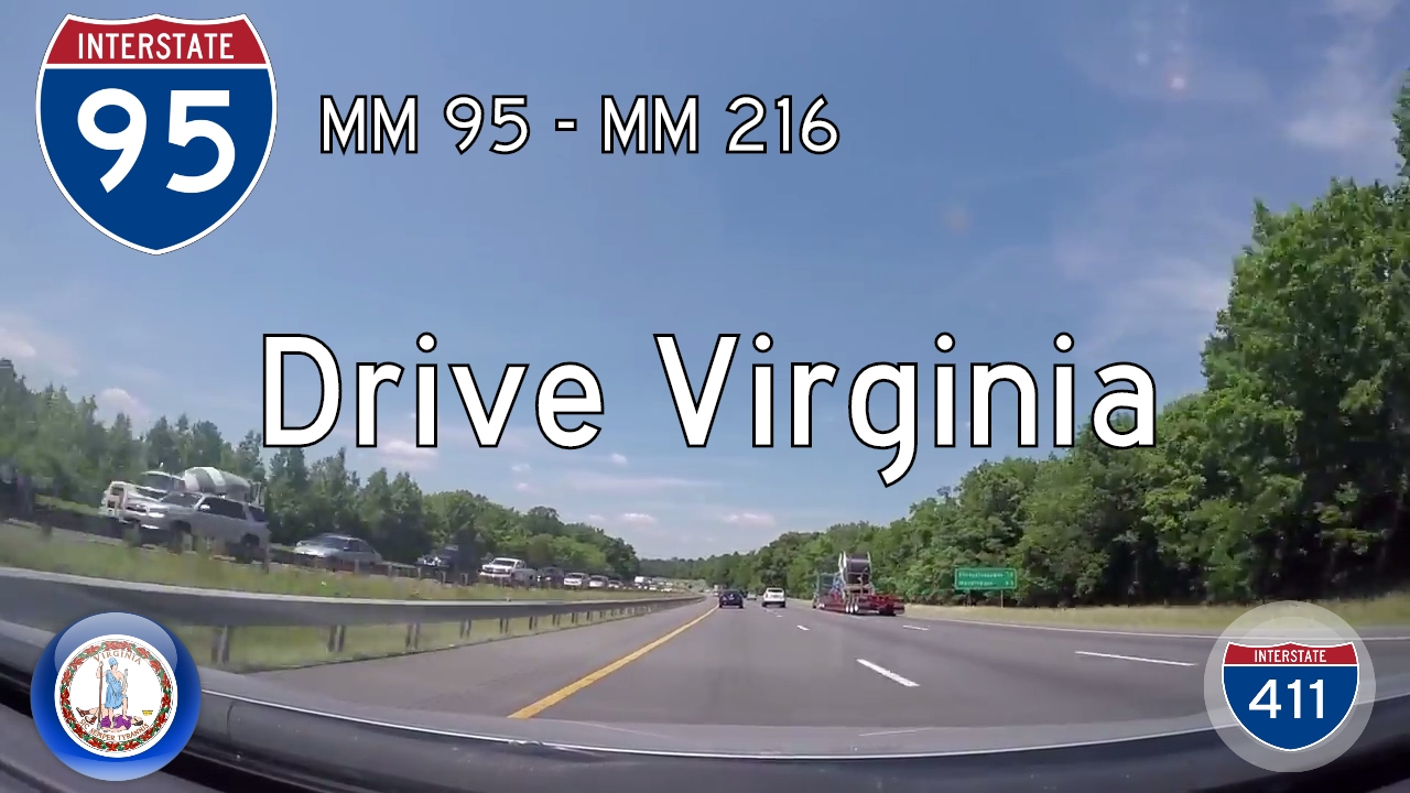 Interstate 95 - Mile 95 - Mile 126 - Virginia | Drive America's Highways ?