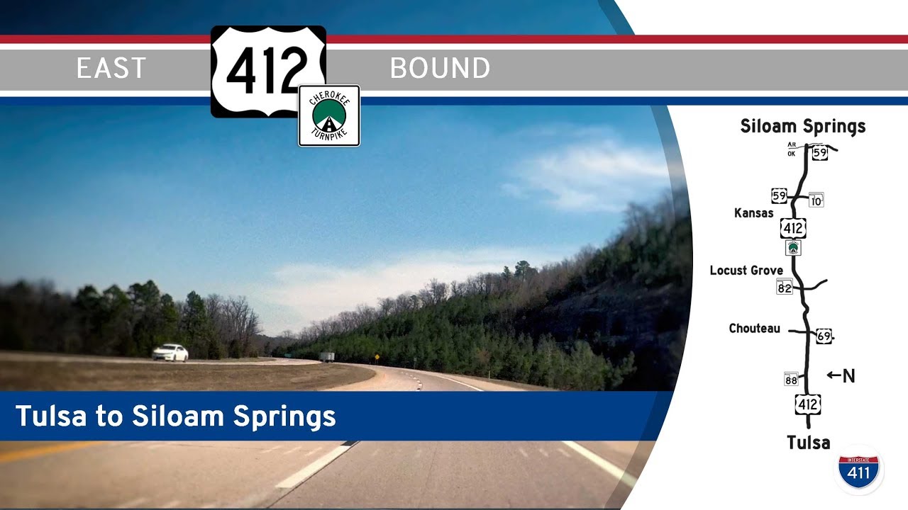 U.S. Highway 412 - Tulsa to Siloam Springs - Oklahoma | Drive America's Highways ?