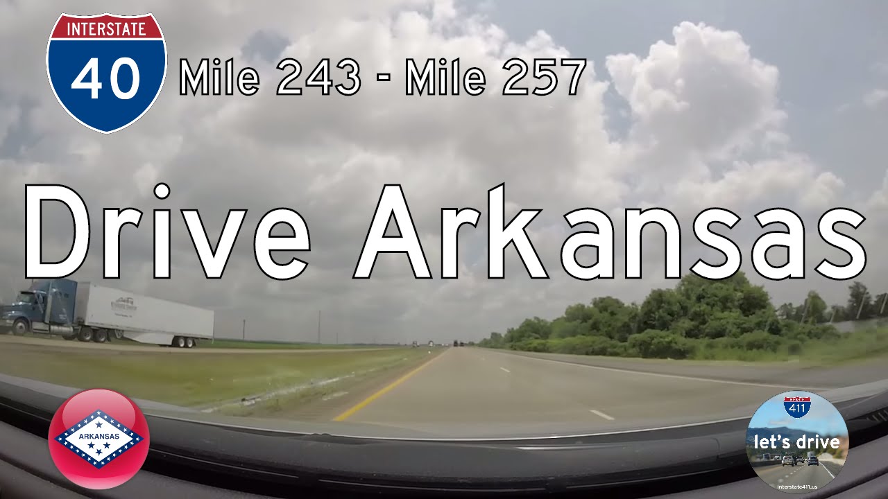 Interstate 40 - Mile 243 to Mile 257 - Arkansas | Drive America's Highways ?