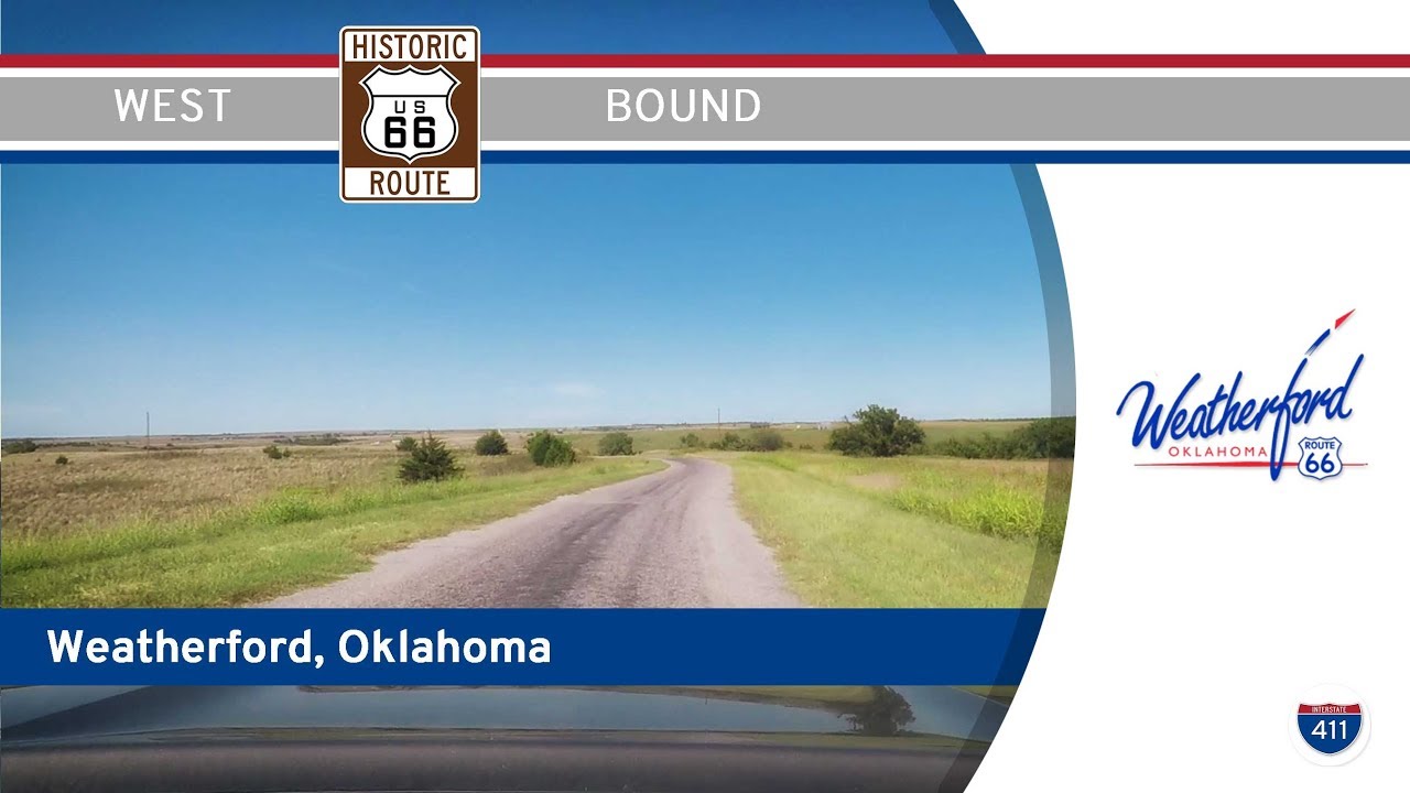 Historic Route 66 - Weatherford - Oklahoma |  Drive America's Highways 🚙