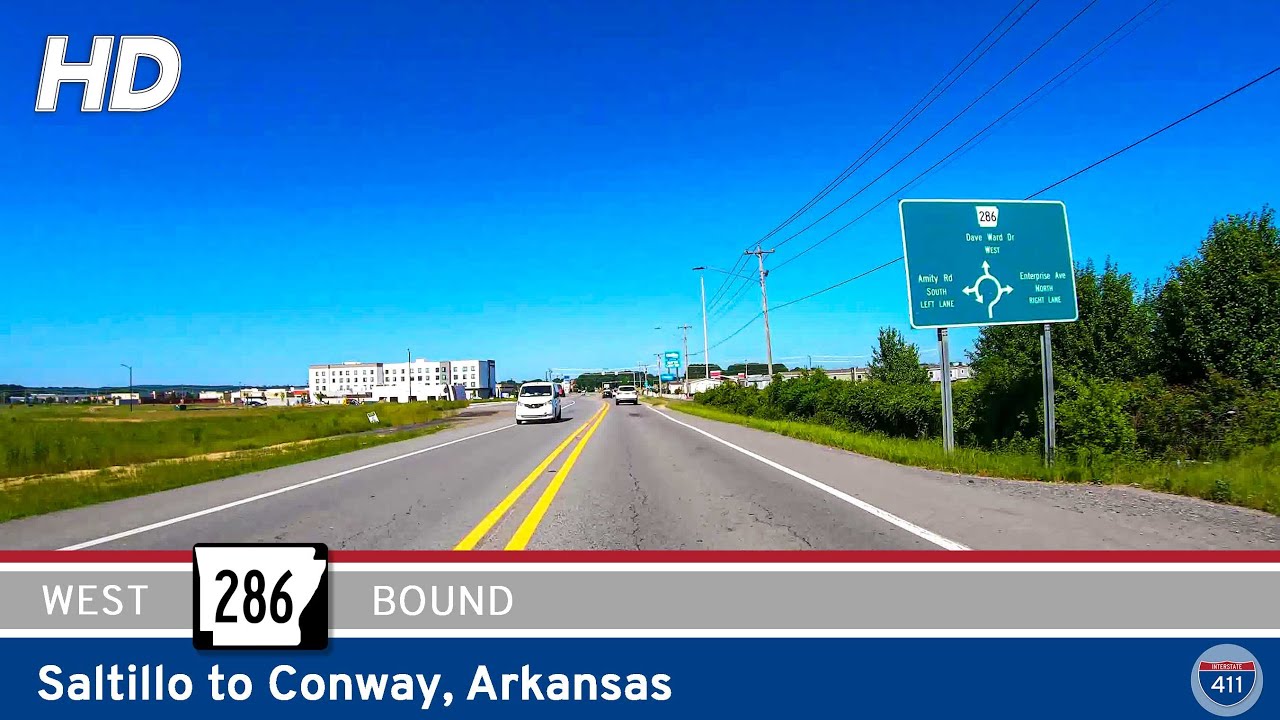 Arkansas Highway 286: Saltillo to Conway | Drive America's Highways 🚙