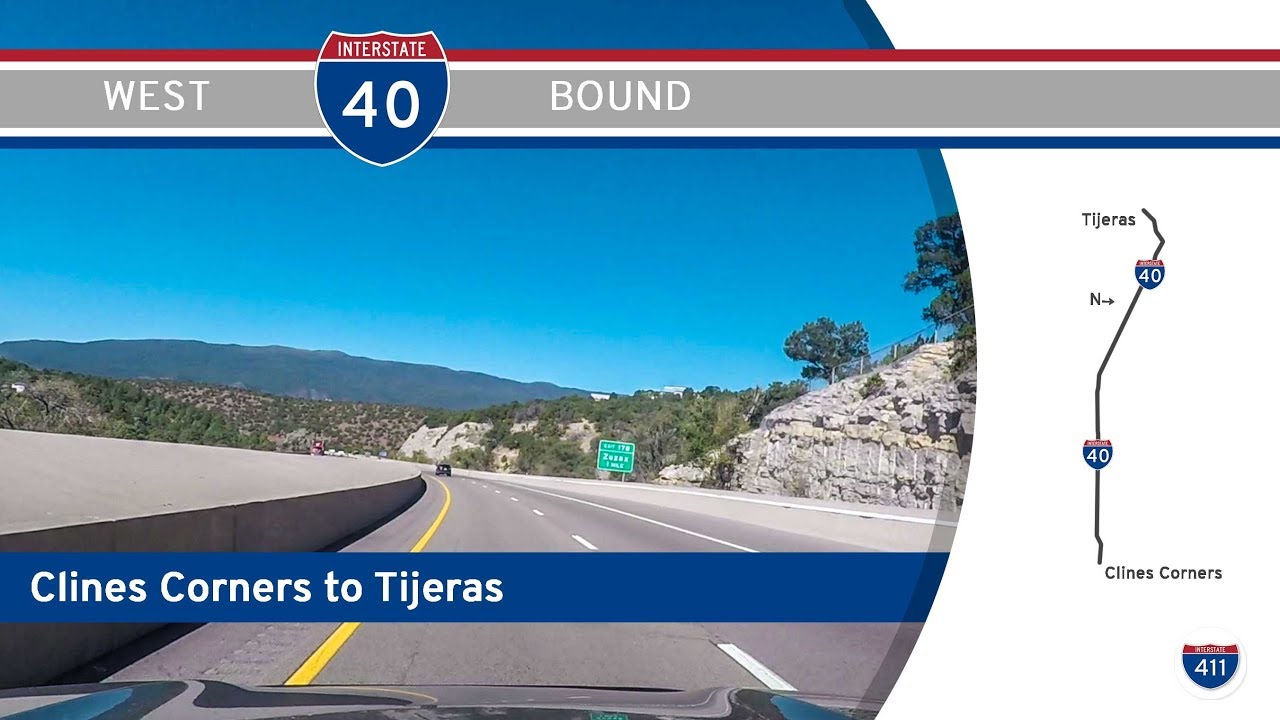 Interstate 40 - Clines Corners - Tijeras - New Mexico |  Drive America's Highways 🚙