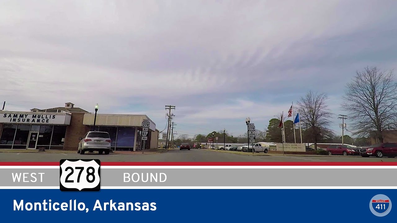 U.S. Highway 278 Westbound in Monticello - Arkansas |  Drive America's Highways ?