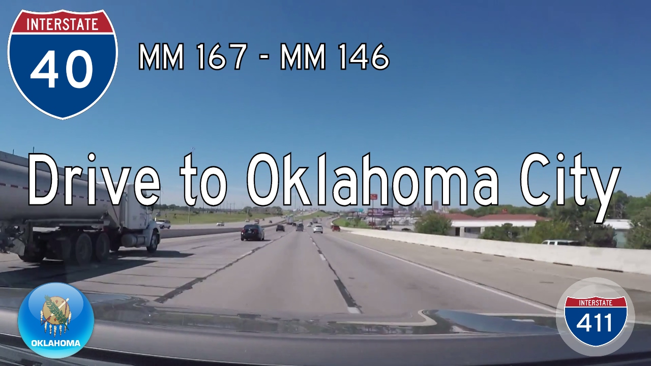 Interstate 40 - Mile 167 -  Mile 146 - Oklahoma | Drive America's Highways ?