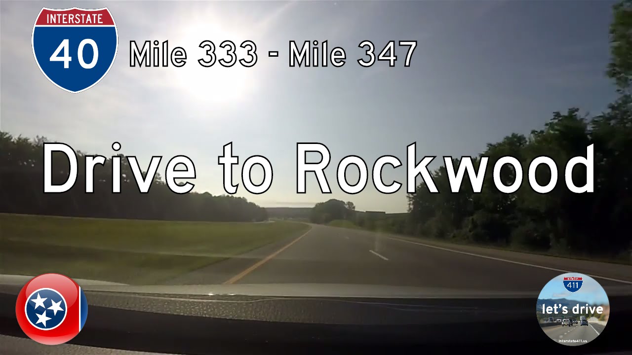 ⚠️ Interstate 40 - Mile 333 - Mile 347 - Tennessee | Drive America's Highways ?
