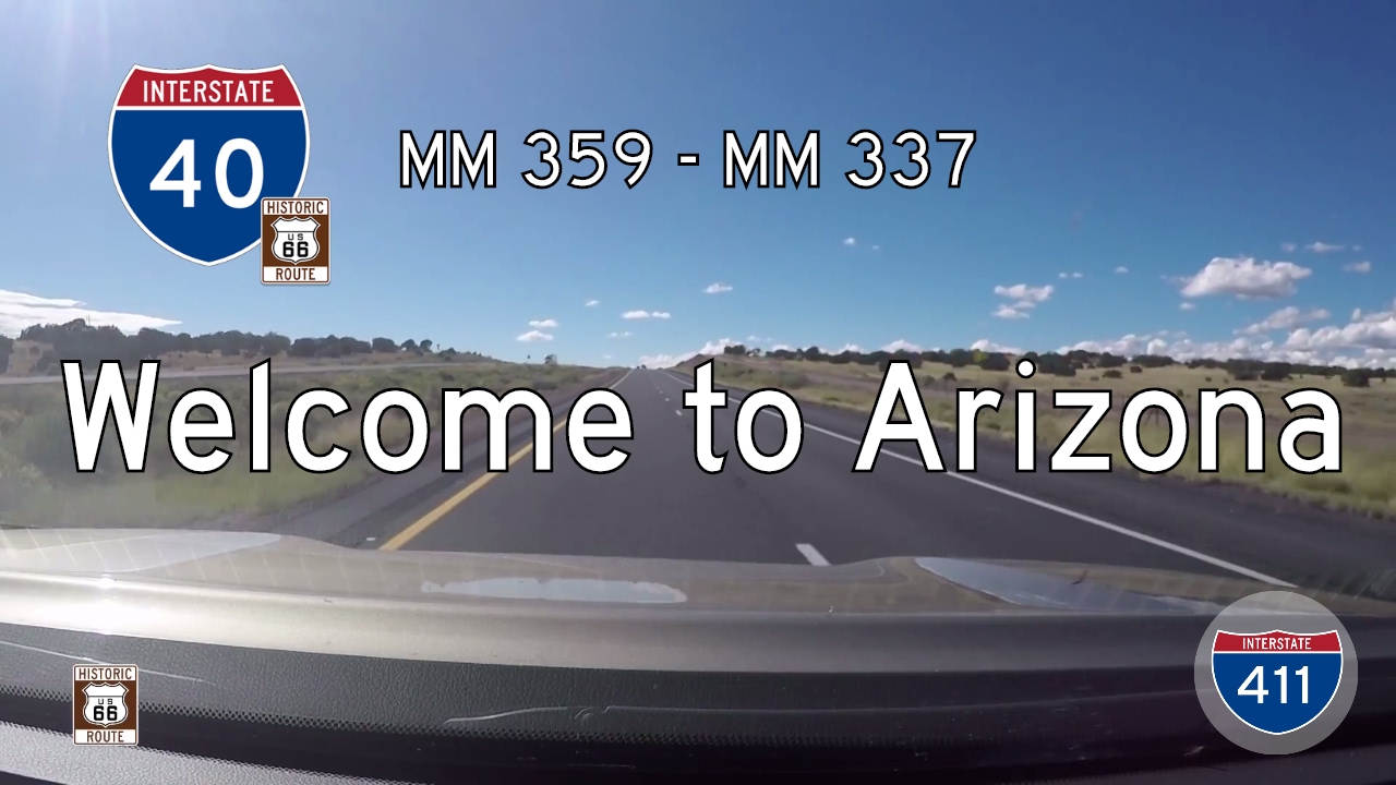 Interstate 40 - Mile 359 - Mile 337 - Arizona | Drive America's Highways ?
