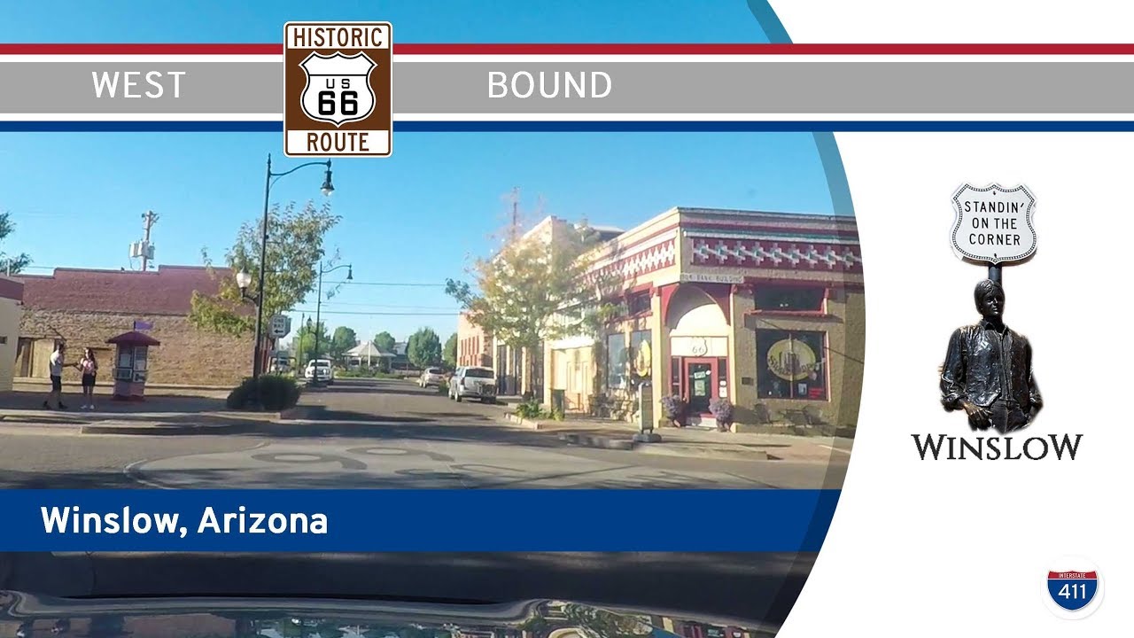 Historic Route 66 - Winslow - Arizona |  Drive America's Highways 🚙