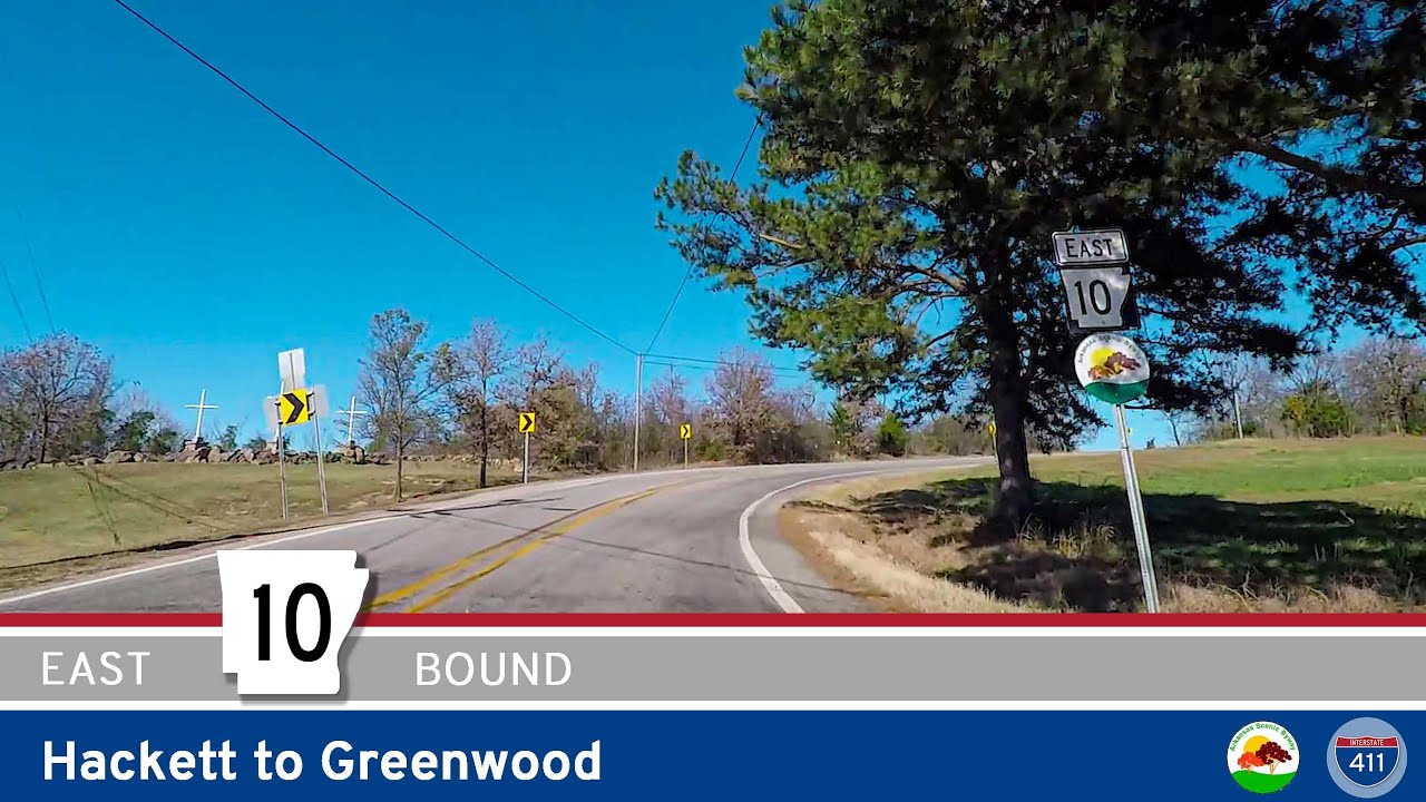 Arkansas Highway 10 - Hackett to Greenwood  |  Drive America's Highways ?