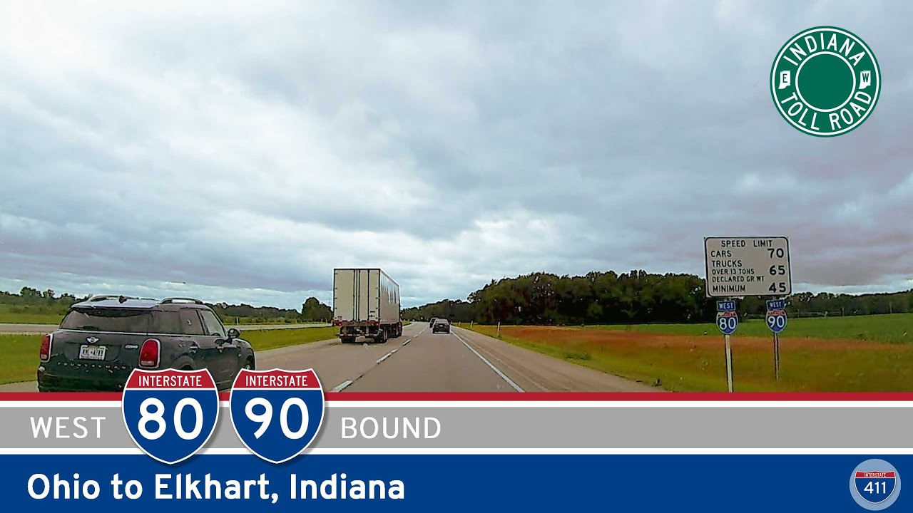 Interstate 80 / Interstate 90 - Indiana Toll Road: - Ohio to Elkhart |  Drive America's Highways ?