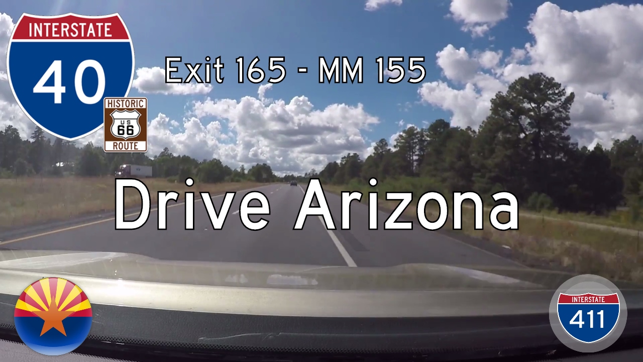 Interstate 40 - Mile 165 - Mile 155 - Arizona | Drive America's Highways ?