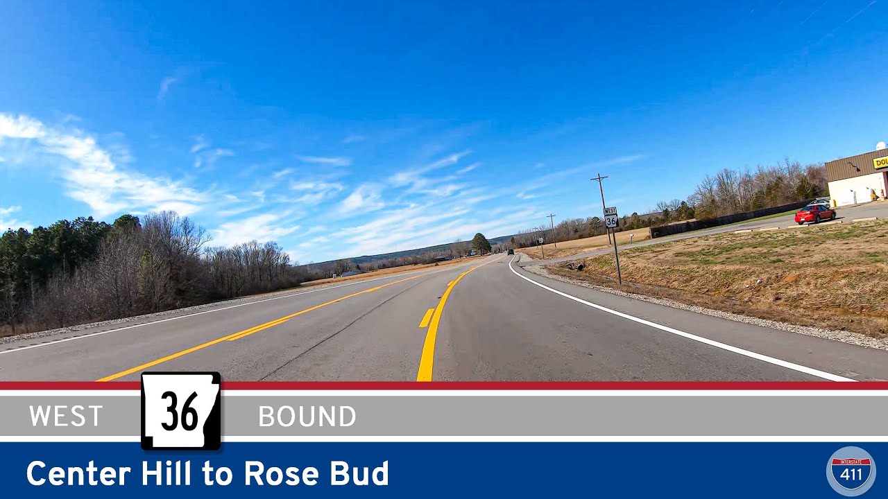 Arkansas Highway 36: Center Hill to Rose Bud | Drive America's Highways 🚙