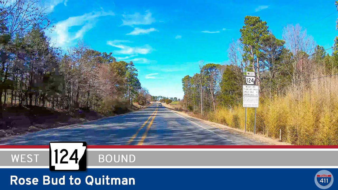 Arkansas Highway 124: Rose Bud to Quitman | Drive America's Highways 🚙