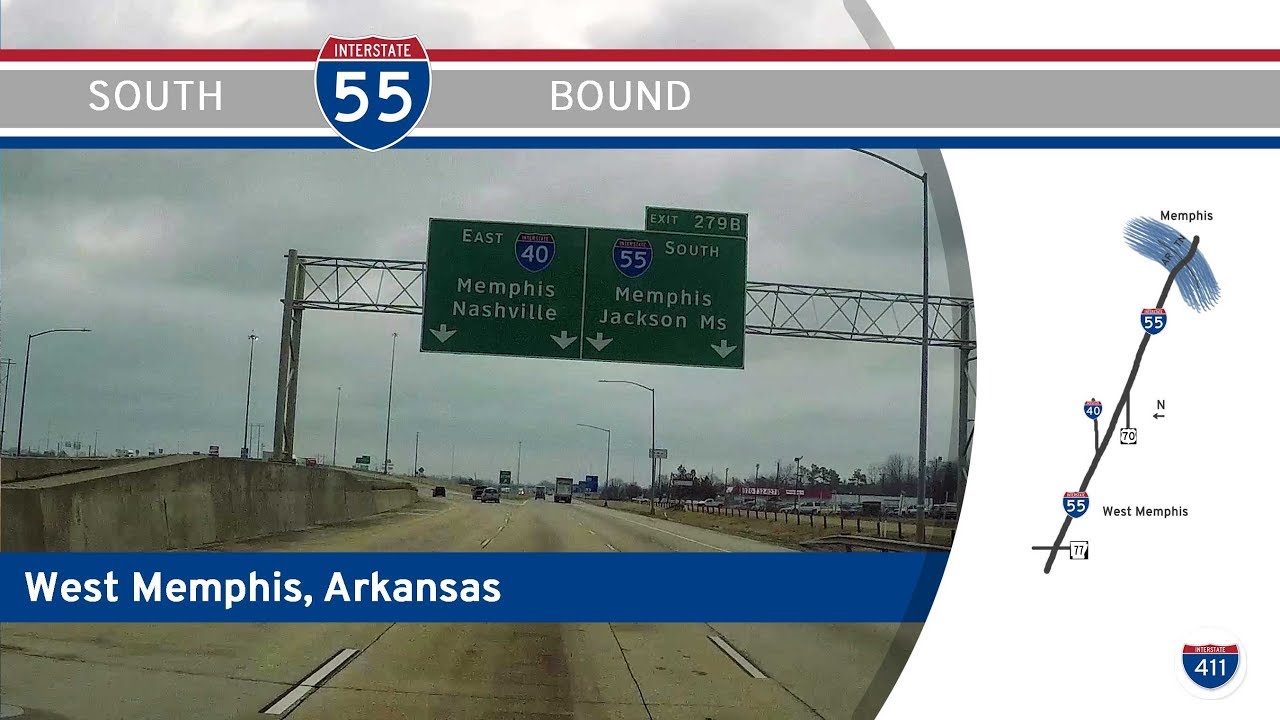 Interstate 55 - West Memphis - Arkansas |  Drive America's Highways ?