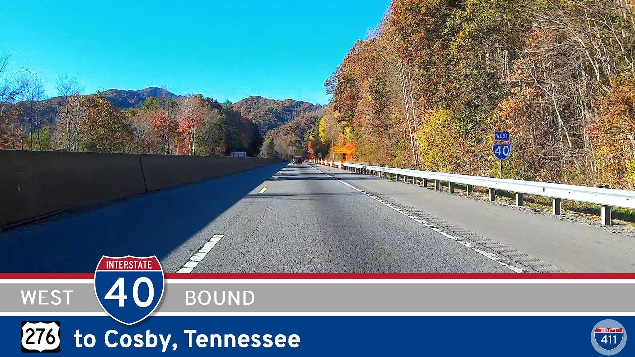 Interstate 40: U.S. Route 276 to Cosby - Tennessee |  Drive America's Highways 🚙