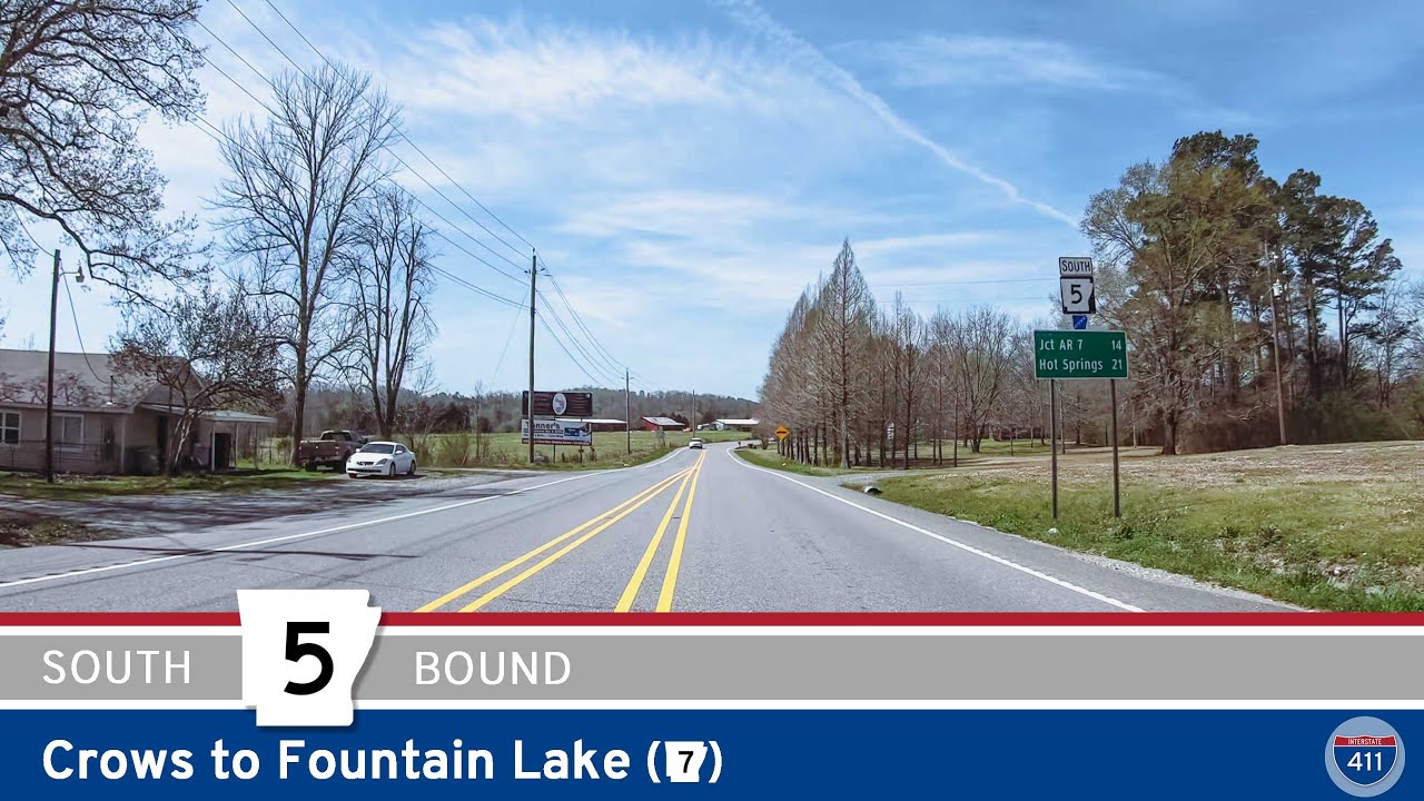 Arkansas Highway 5: Crows to Fountain Lake | Drive America's Highways 🚙