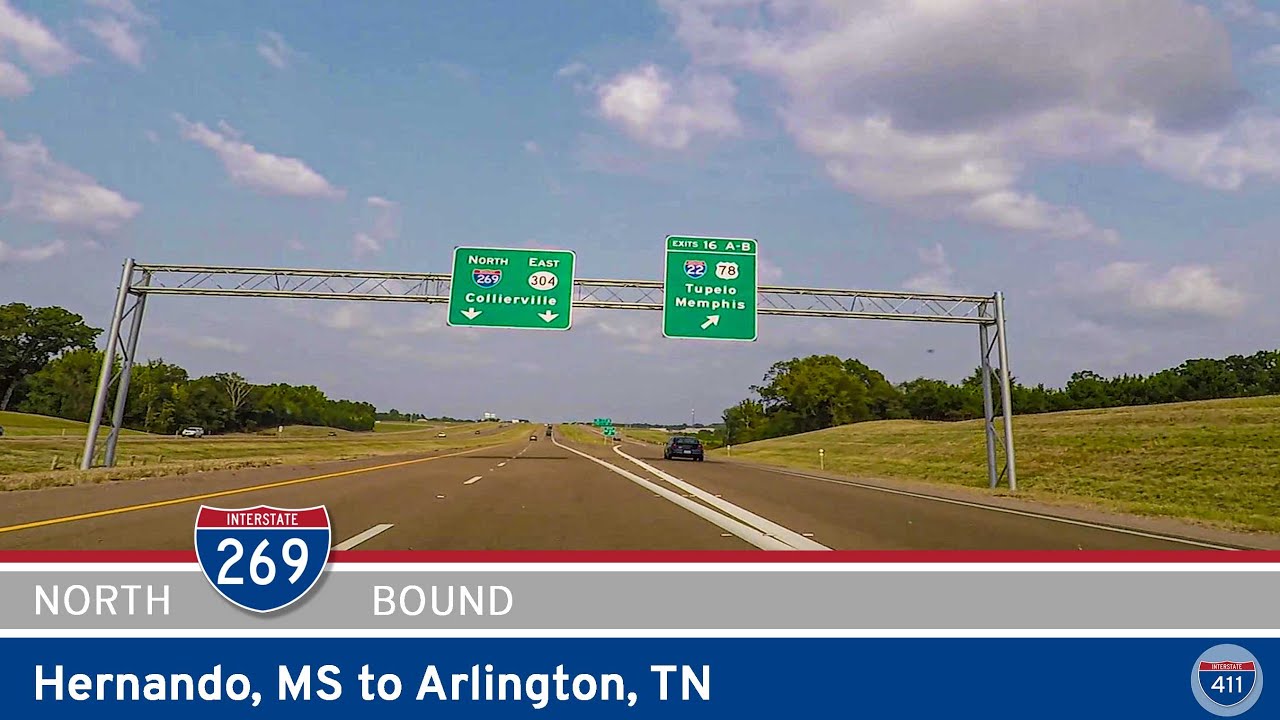 Northbound Interstate 269 - Hernando, MS to Arlington, TN |  Drive America's Highways ?
