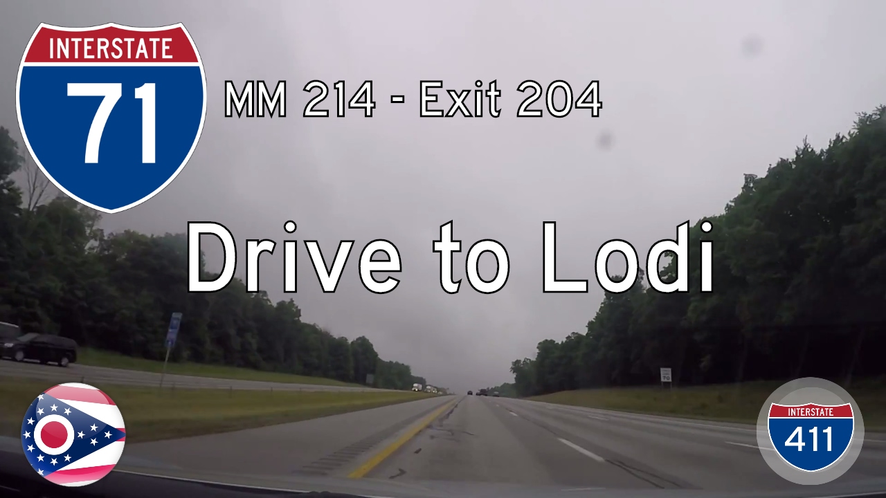 Interstate 71 - Mile 214 - Mile 204 - Ohio | Drive America's Highways ?